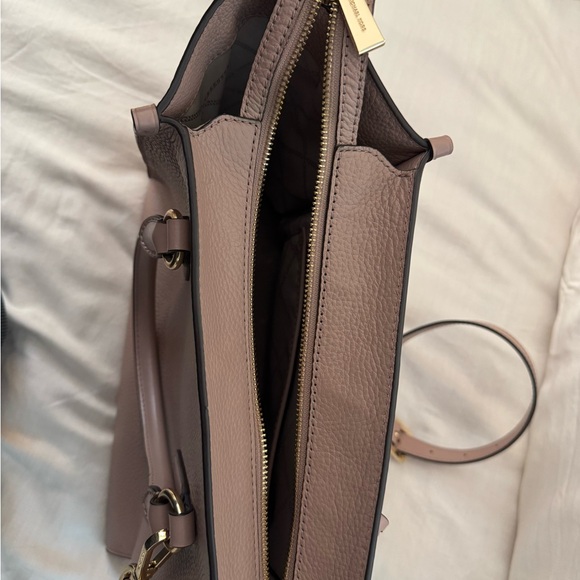Michael Kors Blush Nude Pink Leather Tote Shoulder Bag - Picture 11 of 16